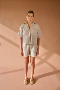 PUWAN LINEN SHORT